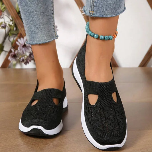 🔥Last Day Promotion 70% OFF🔥- Women's Comfortable Breathable Knitted Sneakers, Lightweight and Perfect for Daily Wear